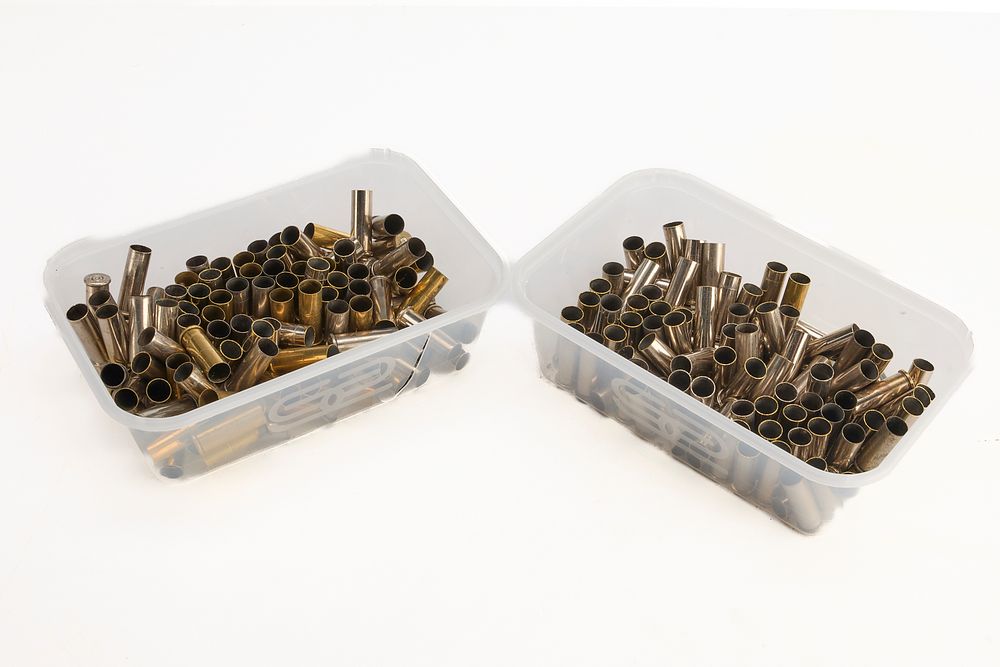 Lot 307: .38 SPECIAL BRASS & SILVER APPROX 200 OF