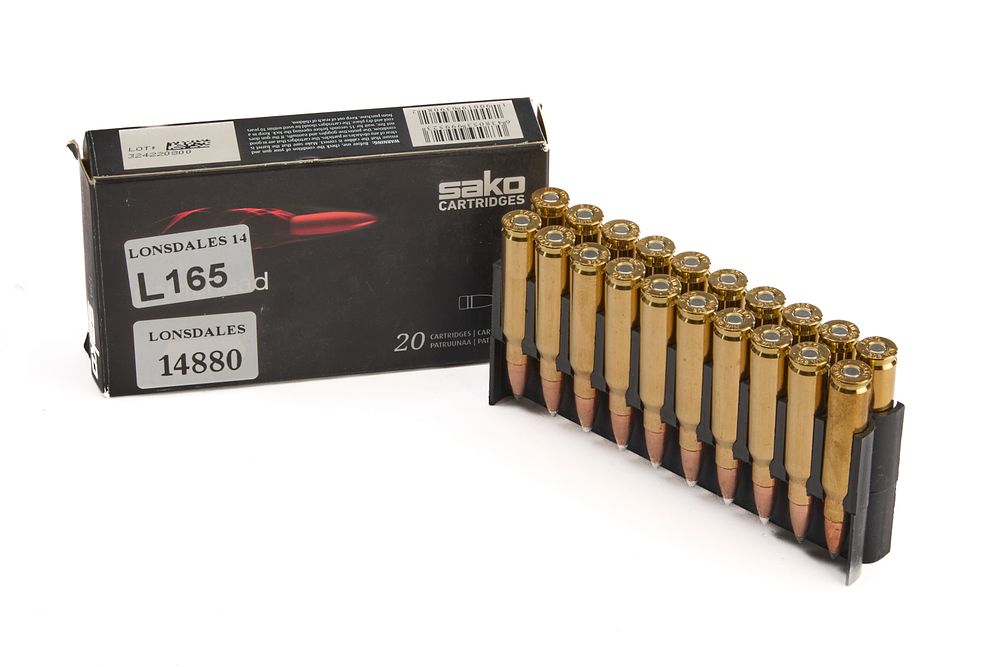 Lot 165: SAKO .308 WINCHESTER 123gr GAMEHEAD, 20 OF