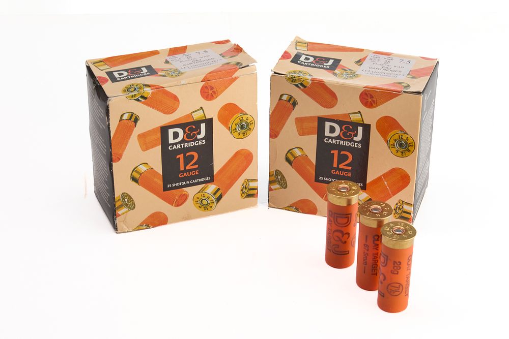 Lot 207: D&J 12-BORE CARTRIDGES, 250 OF