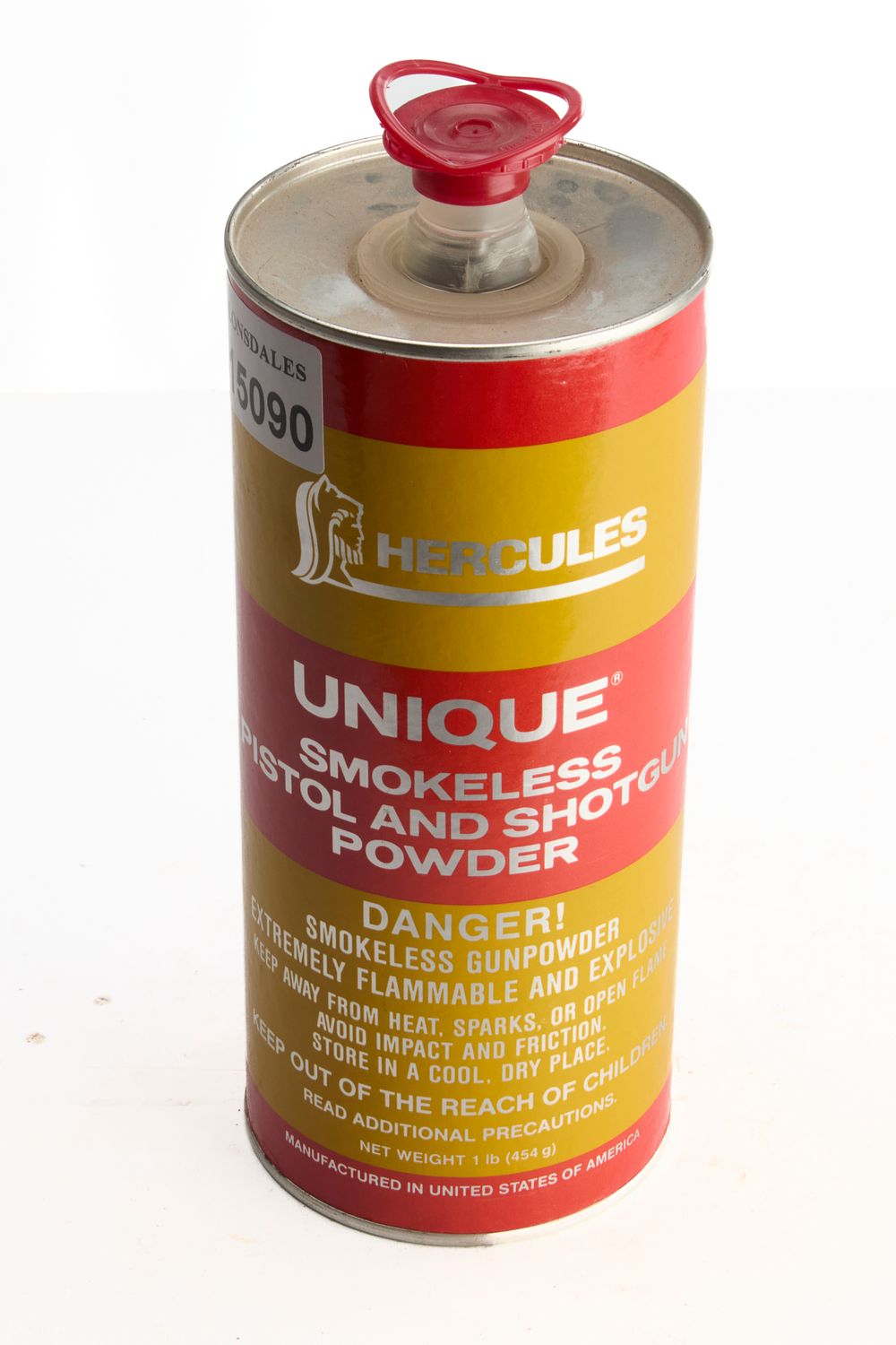 Lot 262: HERCULES UNIQUE SMOKELESS  PISTOL AND SHOTGUN POWDER
