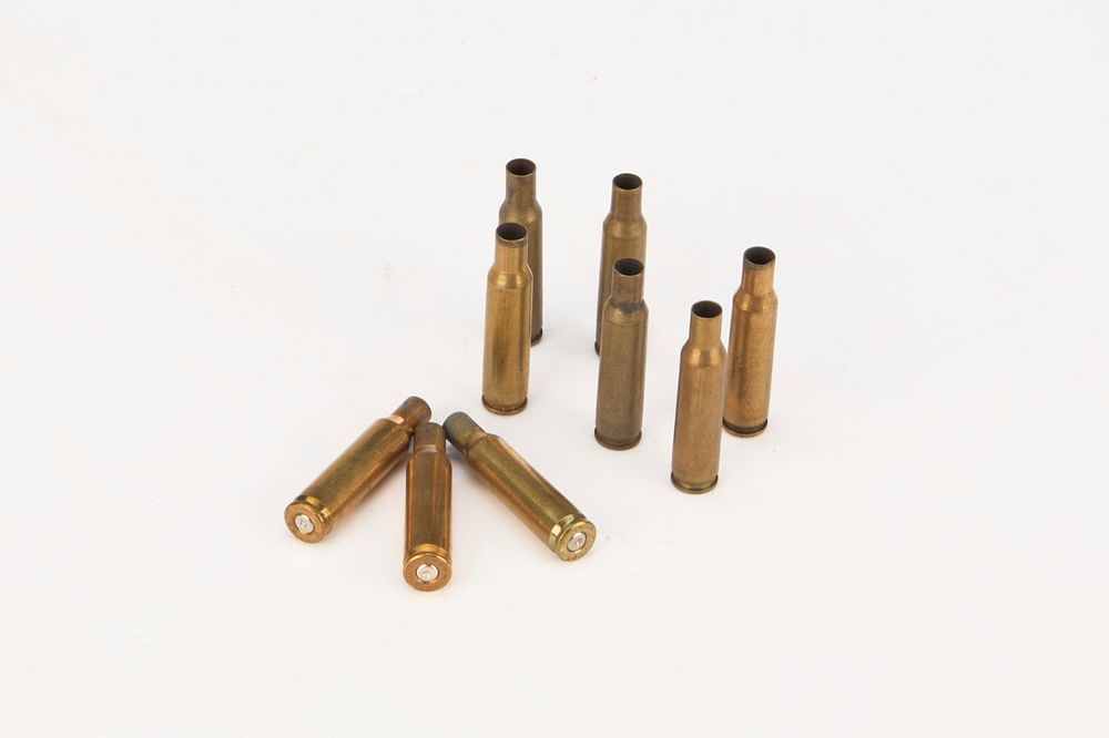 Lot 321: LOT OF .222 REMINGTON BRASS ONCE FIRED FOR RELOADING, 160 OF