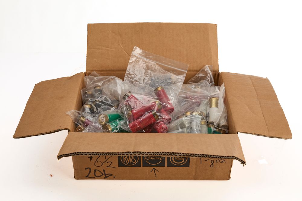 Lot 166: ASSORTED 12 BORE SHOTGUN CARTRIDGES, 7KG