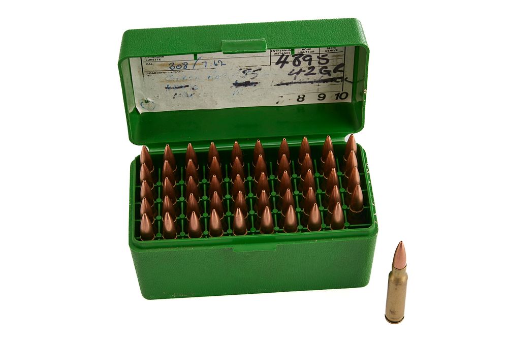 Lot 173: .308 155gr SIERRA MATCH KING HPBT, 50 OF