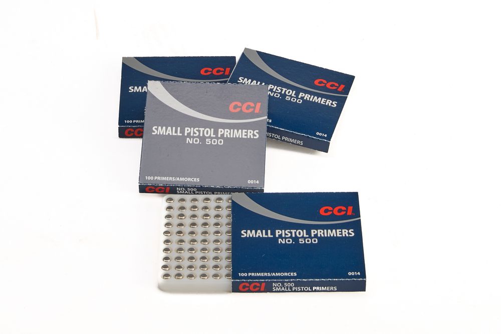 Lot 284: CCI No. 500 SMALL PISTOL PRIMERS, 400 OF