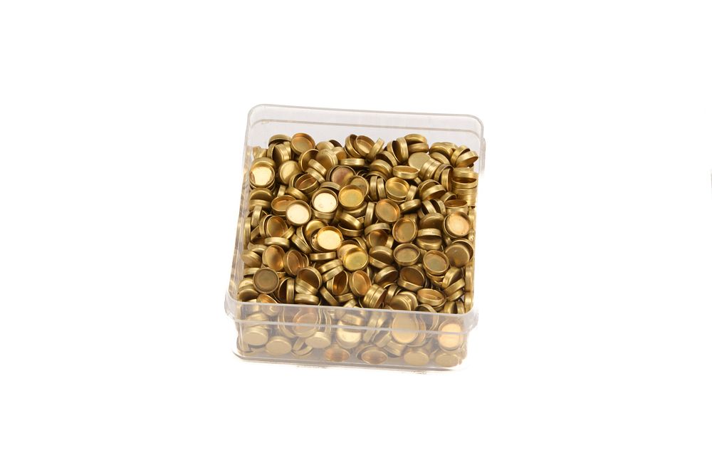 Lot 288: LYMON GAS CHECKS .30 CAL, 1000 OF