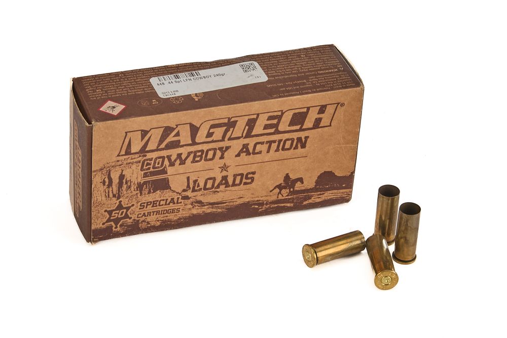 Lot 323: 44 MAG BRASS MAGTECH X1 FIRED APPROX 100 of