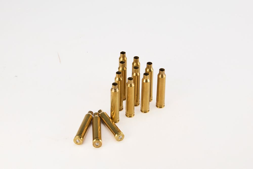 Lot 326: 300 WIN MAG BRASS APPROX 50 of