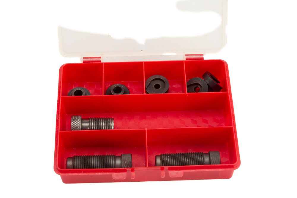 Lot 409: BOX OF BULLET SWAGING DIES