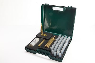 PEDERSOLI ACCESSORIES SET. Comprising: Bore cleaner Powder funnel Pan primer Vials Powder 