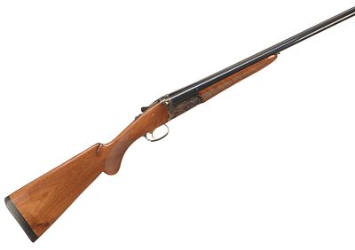 BSA A 28-BORE BOXLOCK EJECTOR Ser No 60-03-5833;. Cushioned butt, chequered, rounded grip and 