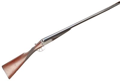 LAWN & ALDER A 12-BORE BOXLOCK NON-EJECTOR Ser No LL4015;. Horn butt, chequered straight grip 