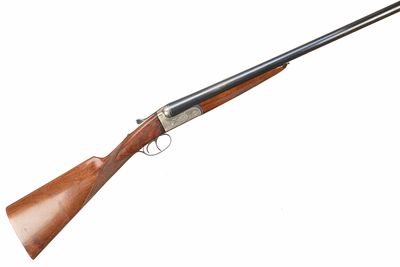 PARKER HALE A 12-BORE BOXLOCK EJECTOR Ser No 191860;. Chequered butt, straight grip and forend. 