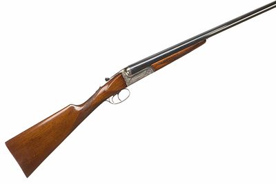 DENTON & KENNELL A 16-BORE BOXLOCK EJECTOR Ser No 80152;. Chequered butt, straight grip and 