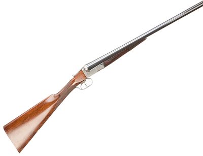 COGSWELL & HARRISON A CASED 12-BORE BOXLOCK EJECTOR Ser No 41865;. Ribbed butt, chequered 