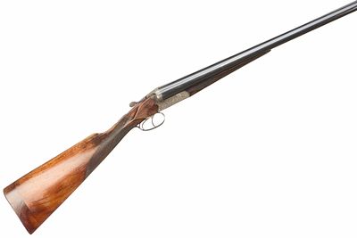 FRANC SODIA A BOXLOCK EJECTOR 12-BORE Ser No 3339;. Ribbed butt, chequered straight grip and 