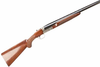 WINCHESTER A Mod 23 XTR PIGEON GRADE BOXLOCK EJECTOR Ser No PWK009369E;. Ebonite butt, chequered 