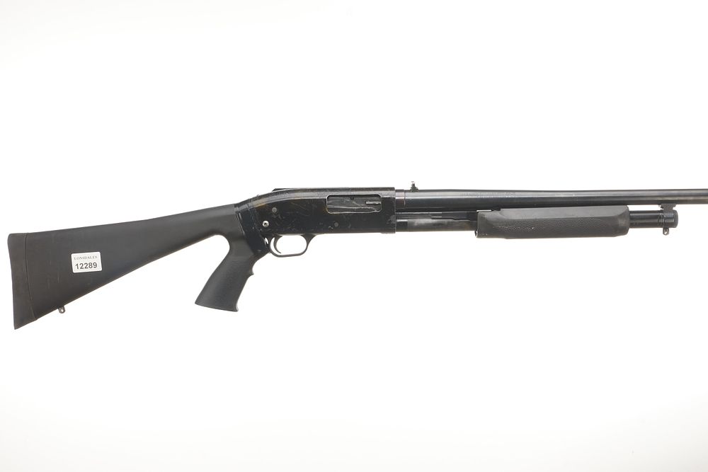 Lot 243: MOSSBERG A MOD 500 12-BORE FAC SEMI-AUTO Ser No K254439