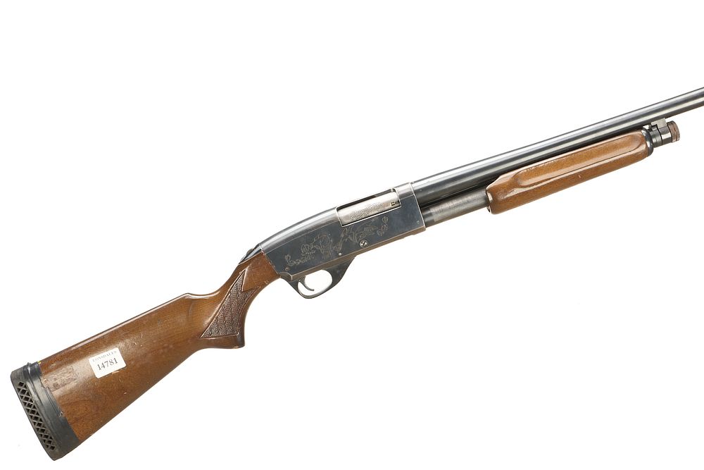 Lot 266: STEVENS A 12-BORE PUMP ACTION Ser No D468887