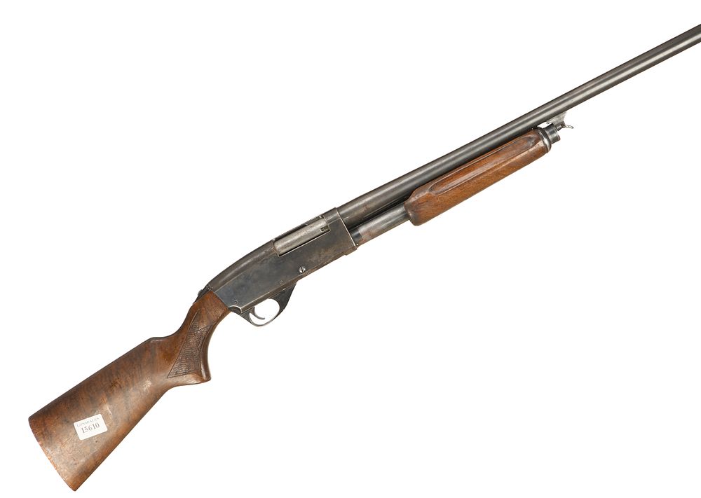 Lot 299: STEVENS A 12-BORE PUMP ACTION Ser No D344850