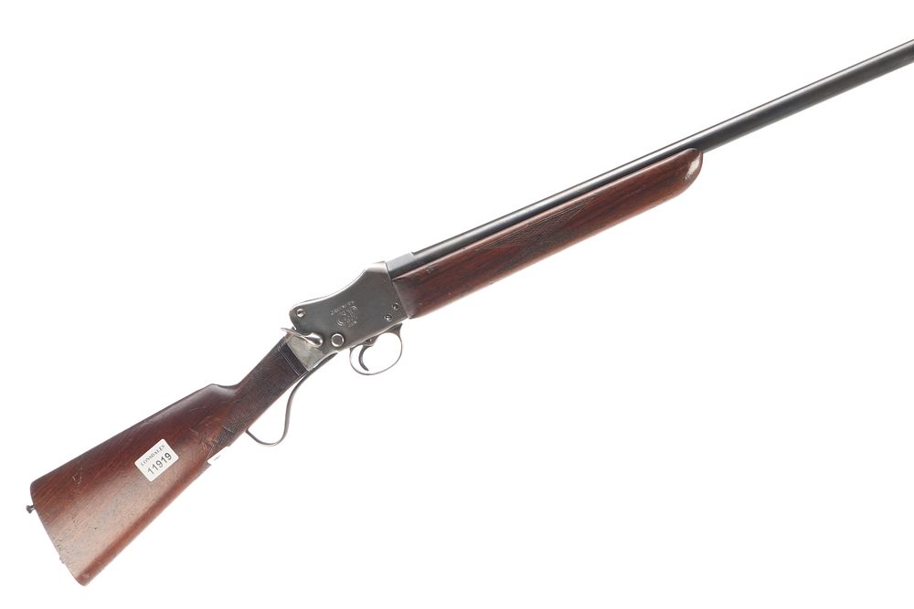 Lot 321: GREENER A 12-BORE SINGLE BARREL Ser No 37355