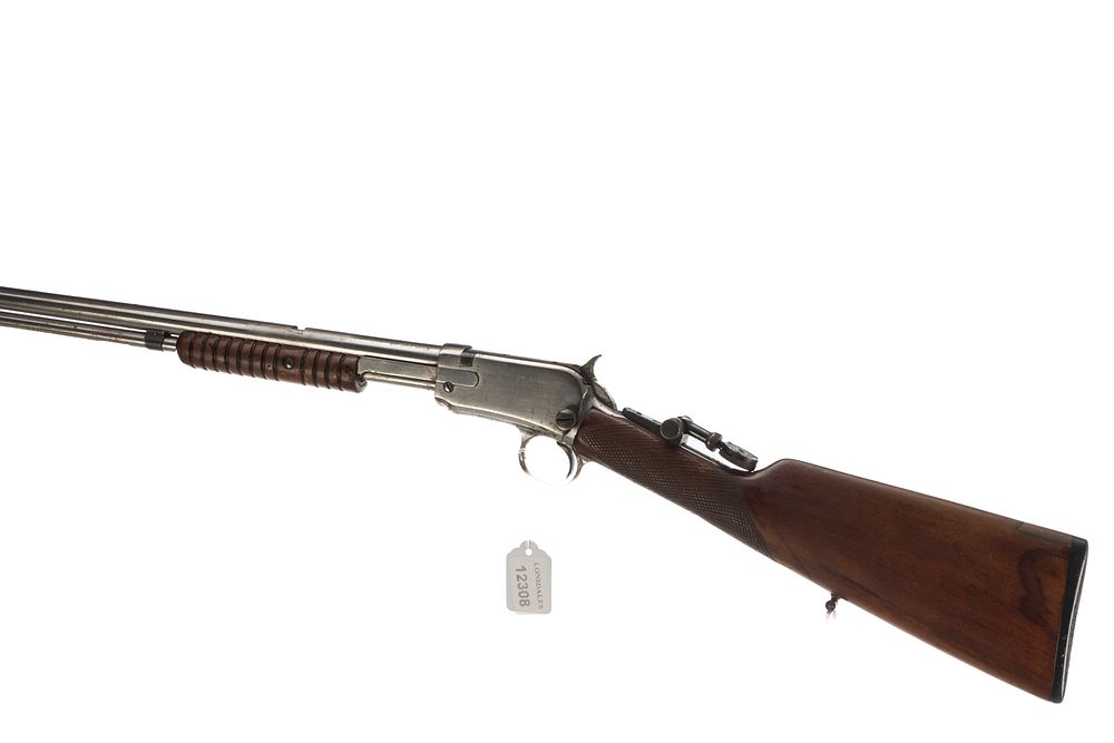 Lot 416: WINCHESTER A Mod 1906 22LR PUMP ACTION RIFLE Ser No 745005