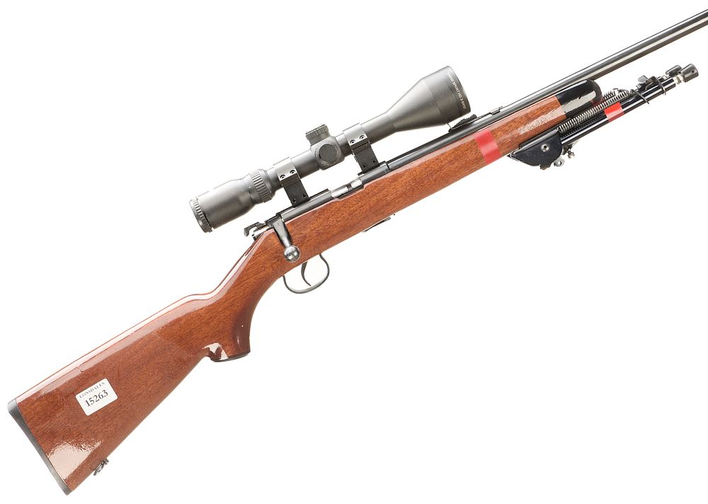 Lot 433: NORINCO A JW-15A .22 LR BOLT ACTION RIFLE WITH HAWKE SPORT HD 3-9X50 SCOPE Ser No  9436439