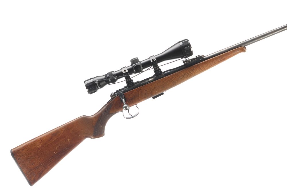 Lot 437: BRNO A Mod 2 .22LR BOLT-ACTION WITH A NIKKO STERLING 3-9x40 SCOPE Ser No 215741