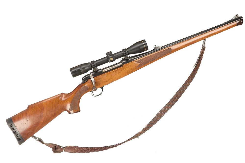 Lot 498: BSA A .243 WIN BOLT ACTION WITH NIKKO STERLING GOLD CROWN DELUXE 4X40 SCOPE Ser No 11R5805