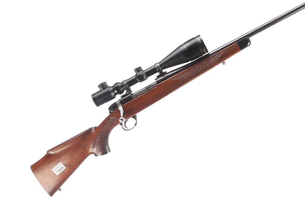 Lot 506: BSA A .308 BOLT ACTION WITH HAWKE 3-12x50 SCOPE Ser No 3R6242