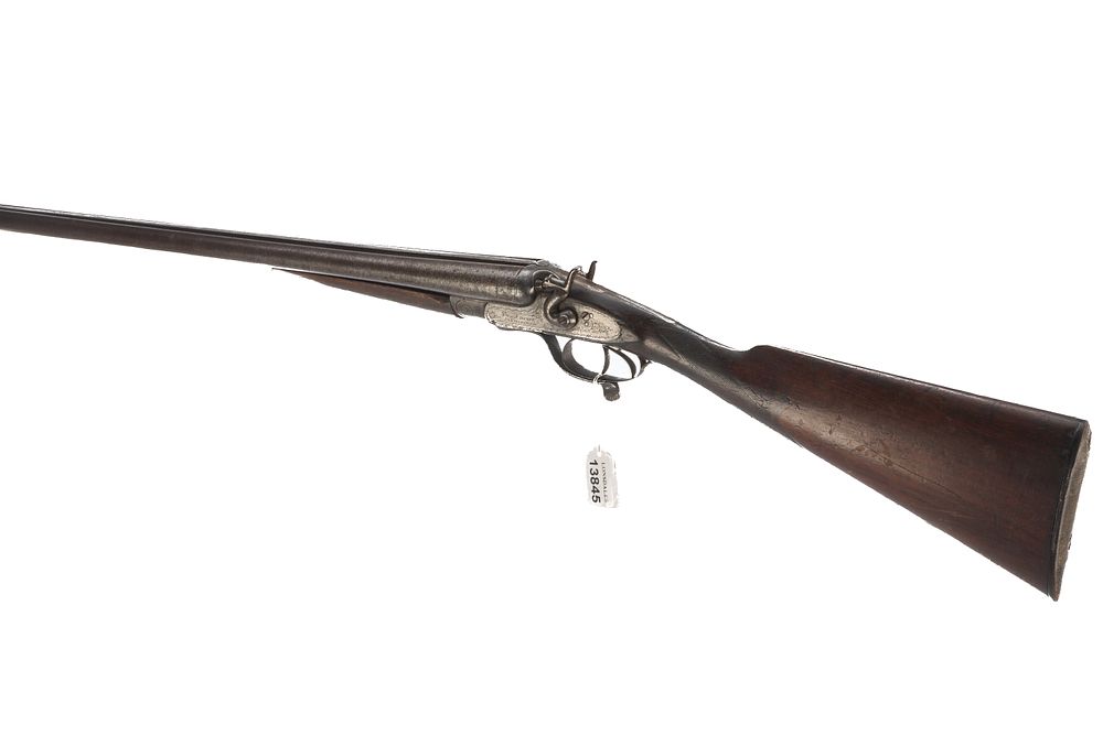 Lot 527: W & J DAVIS 12-BORE HAMMER ACTION Ser No 97406