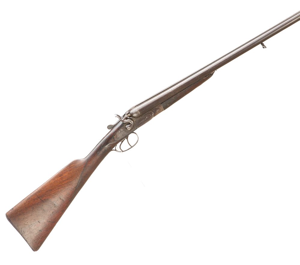Lot 532: NVM 
 A 16-BORE HAMMER ACTION Ser No 5748