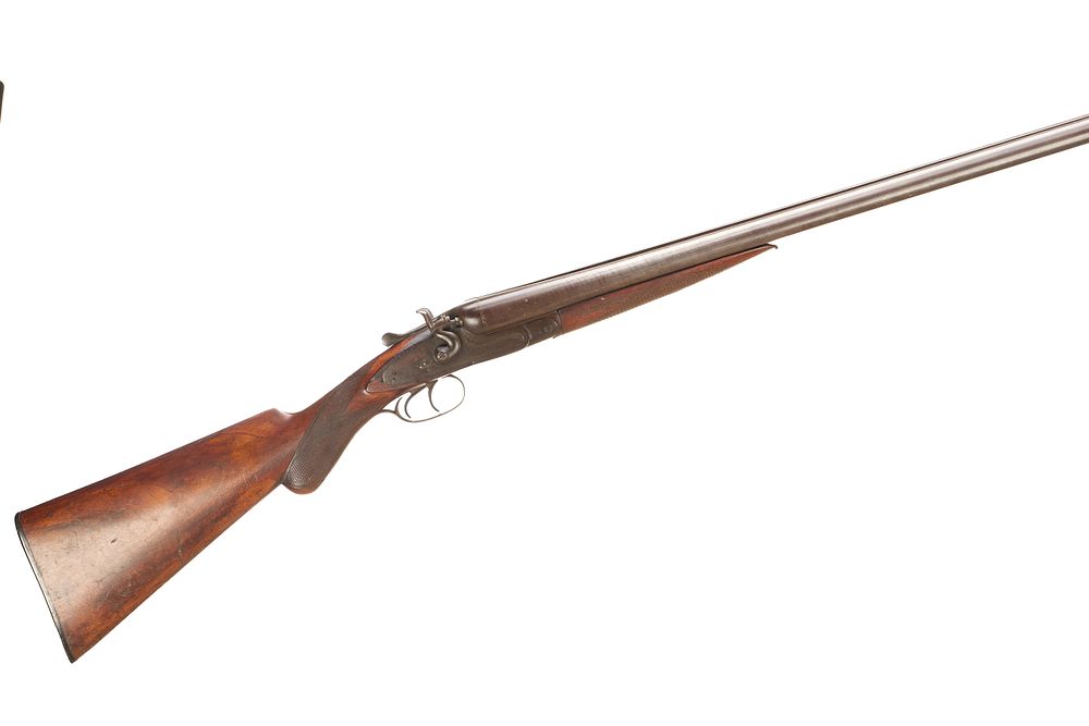 Lot 534: NVM A 12-BORE HAMMER ACTION Ser No 66172
