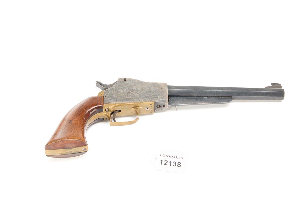 Lot 545: ARMI SAN MARCO .44 BLACK POWDER PISTOL Ser No 1775