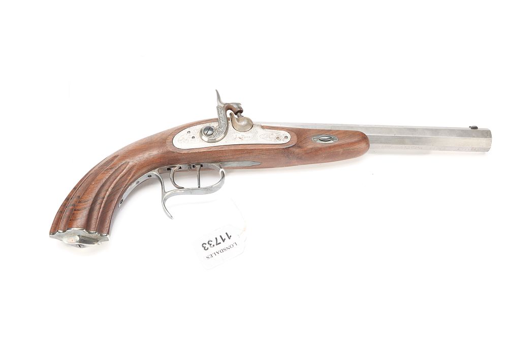 Lot 552: ARMI SPORT
 A LA PAGE BLACK POWDER .45 PISTOL Ser No 72129