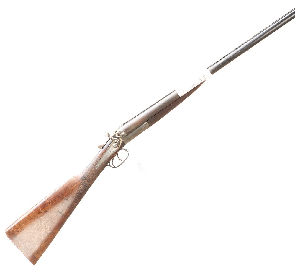 Lot 555: T BLAND
 THE S, F & A OF A 12-BORE HAMMER ACTION Ser No 12637