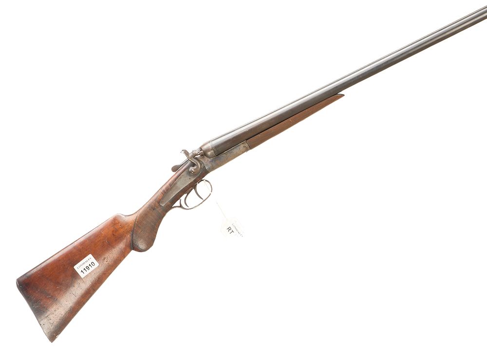 Lot 557: BELGIUM
 THE S, F AND A OF A 12-BORE HAMMER ACTION Ser No 8192