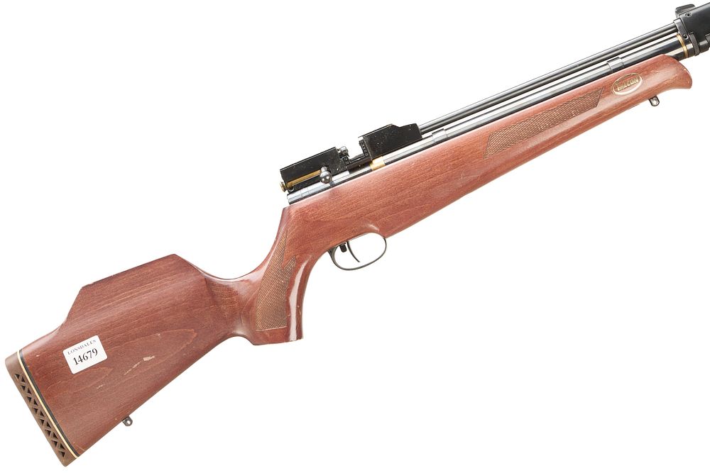Lot 622: FALCON A .22 PRE CHARGED PNEUMATIC AIR RIFLE Ser No 73368