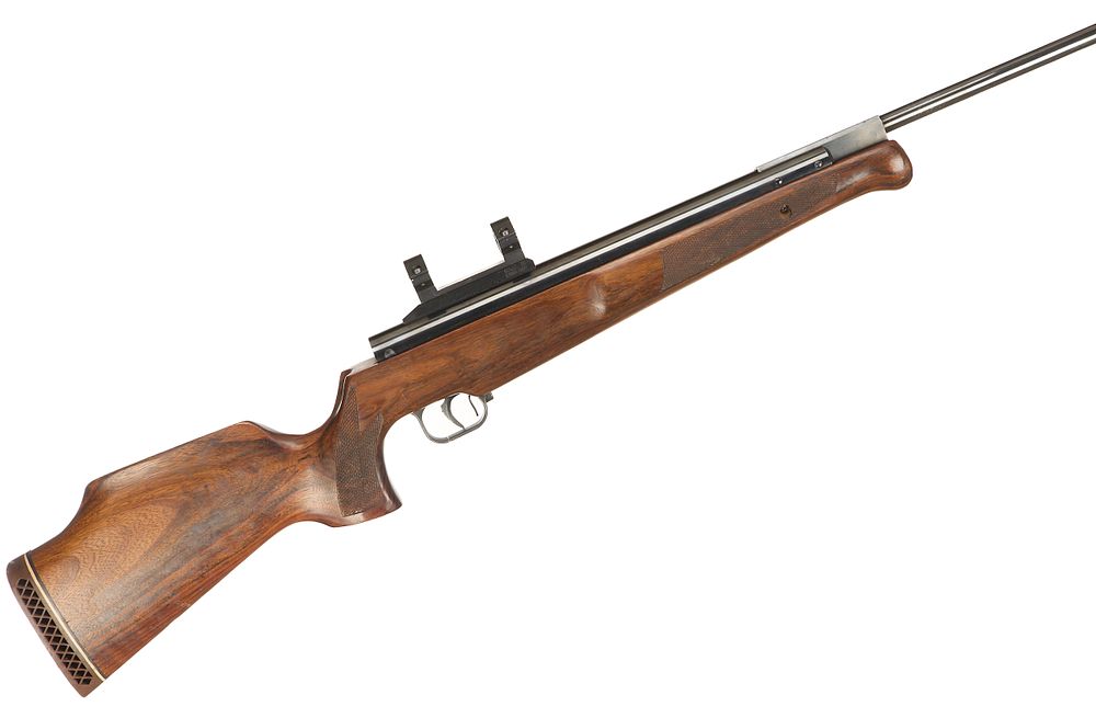 Lot 630: THEOBEN An ELIMINATOR .22 BREAK BARREL FAC GAS RAM AIR RIFLE Ser No TB7776