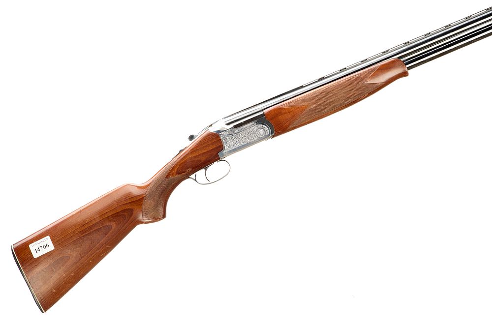 Lot 185: LANBER A 12-BORE OVER & UNDER Ser No 142489;