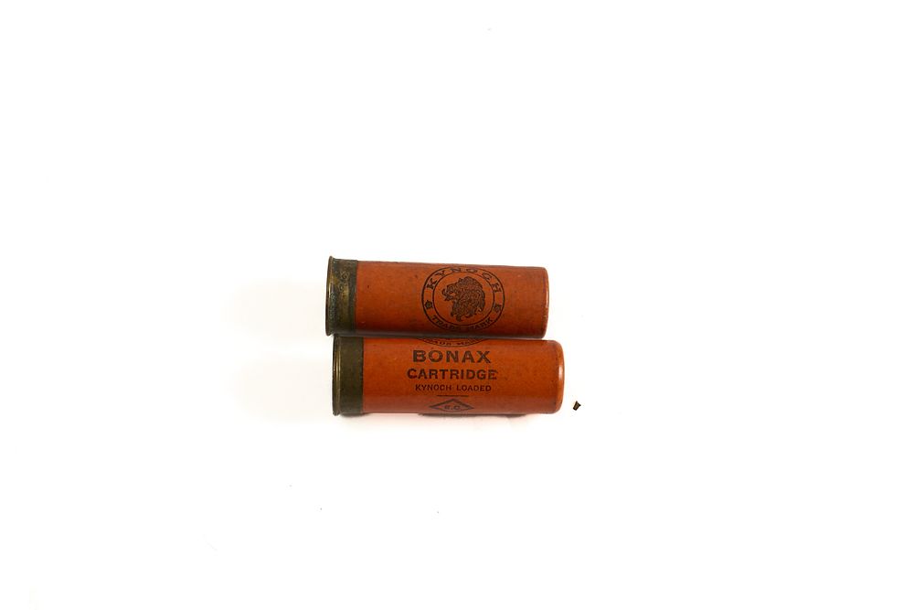 Lot 216: 12 BORE "KYNOCH BONAX" CARTRIDGES, 2 OF;
