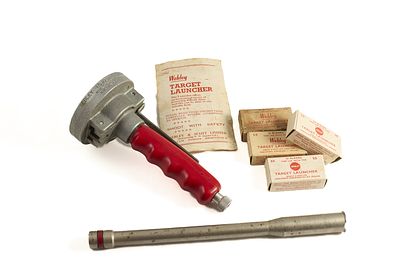 WEBLEY CAN LAUNCHER, BLANKS, 4 BOXES OF;