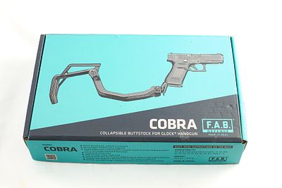 COBRA COLLAPSIBLE BUTTSTOCK FOR GLOCK HANDGUN;