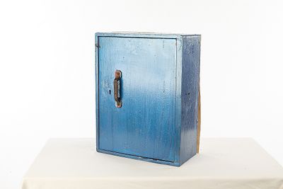 SMALL SECURE CABINET. 43cm x 33cm x 16cm