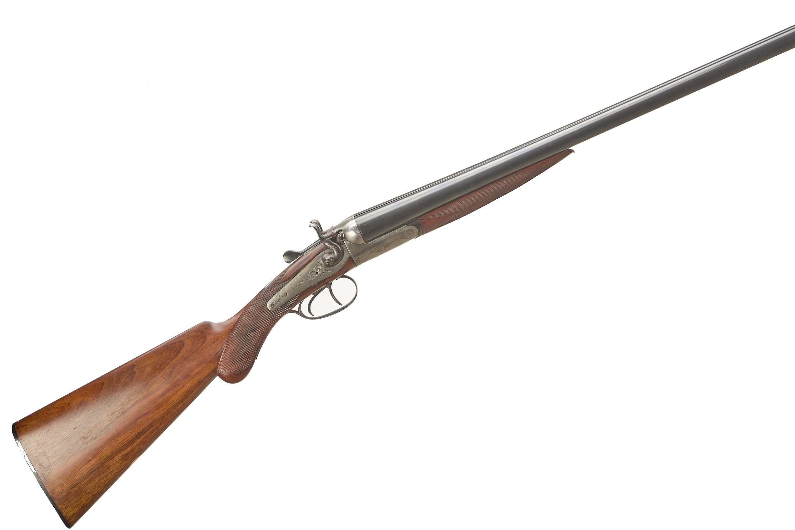 G.CLYDE BELL A 12-BORE HAMMER ACTION Ser No 87612;