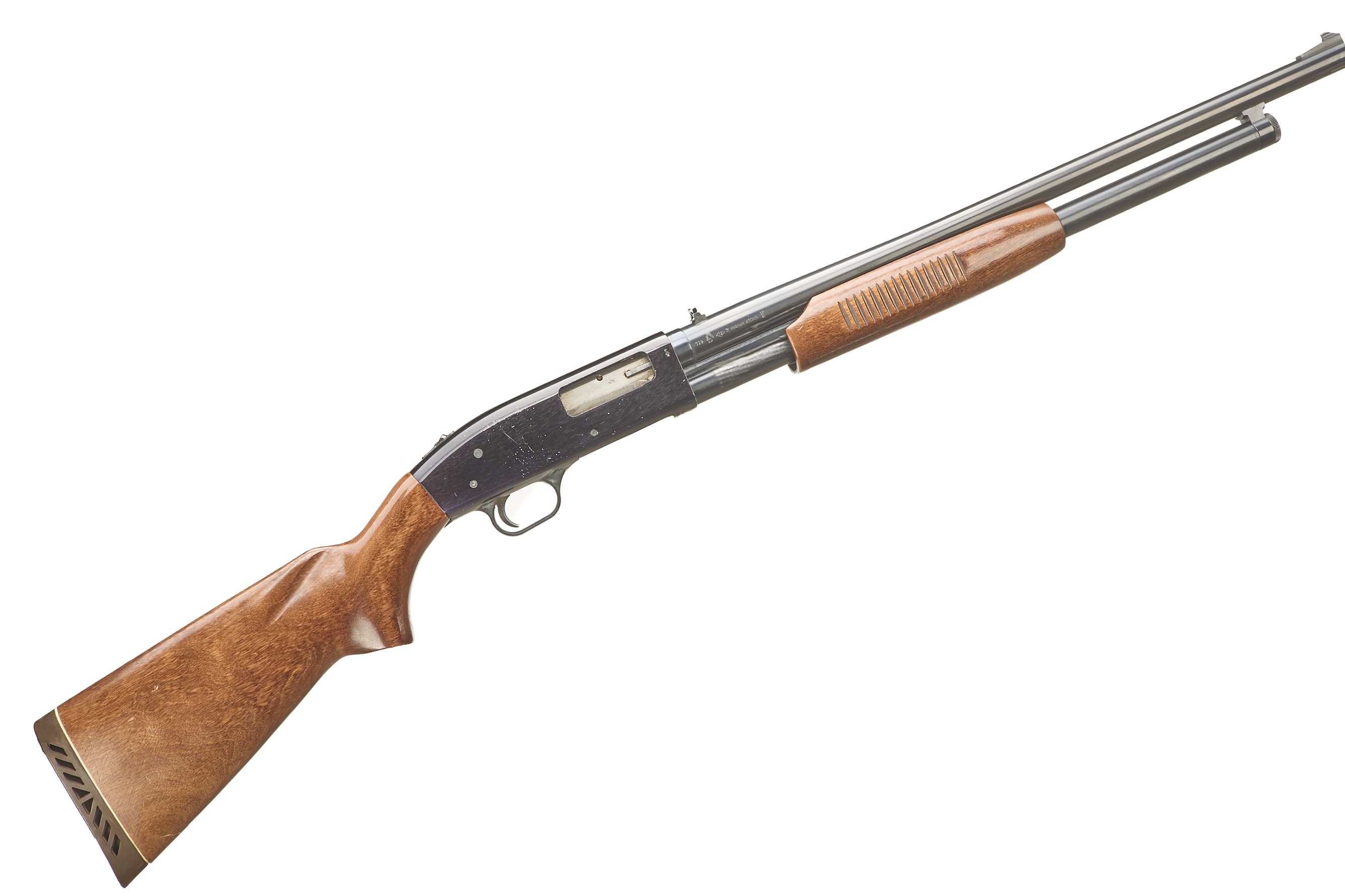 MOSSBERG A 12-BORE PUMP ACTION FAC Ser No H556209;