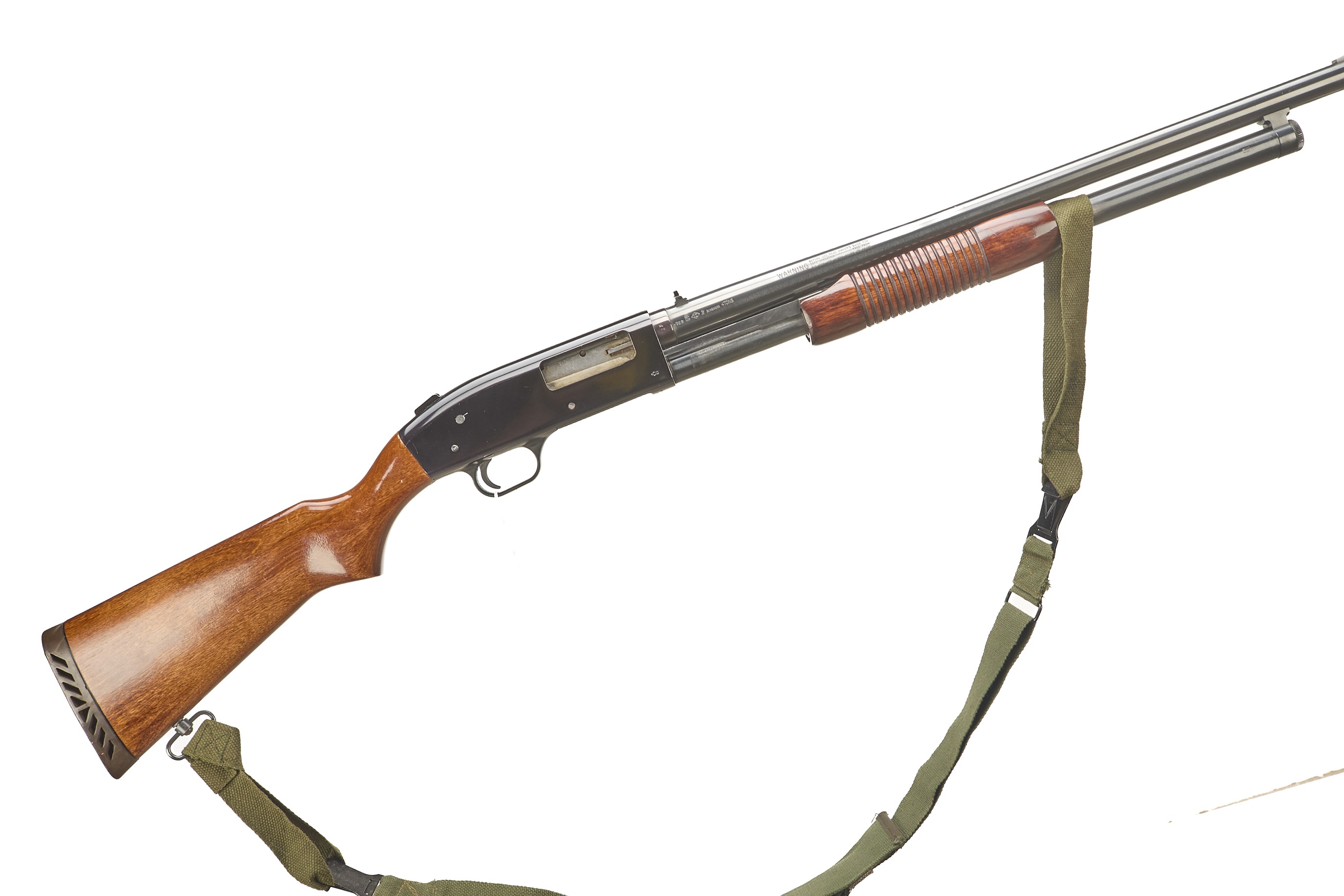 MOSSBERG A 12-BORE 3 SHOT PUMP ACTION Ser No J308627;