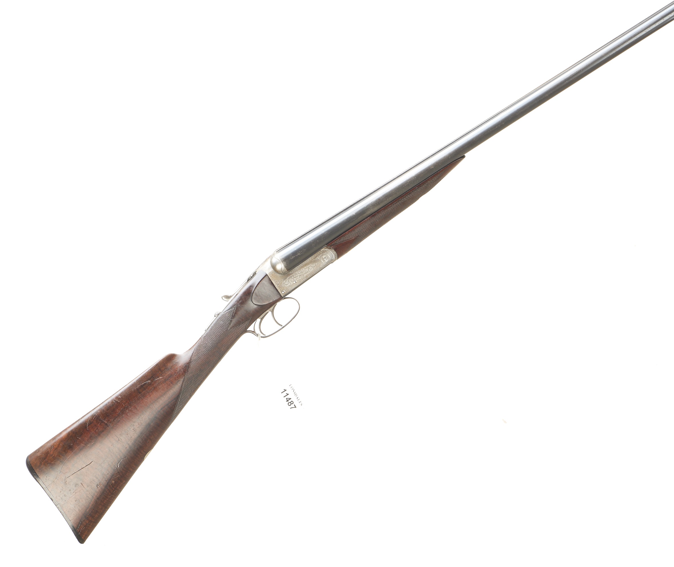 E ANSON THE S,F&A of A 16-BORE BOXLOCK EJECTOR SHOTGUN Ser No 13095