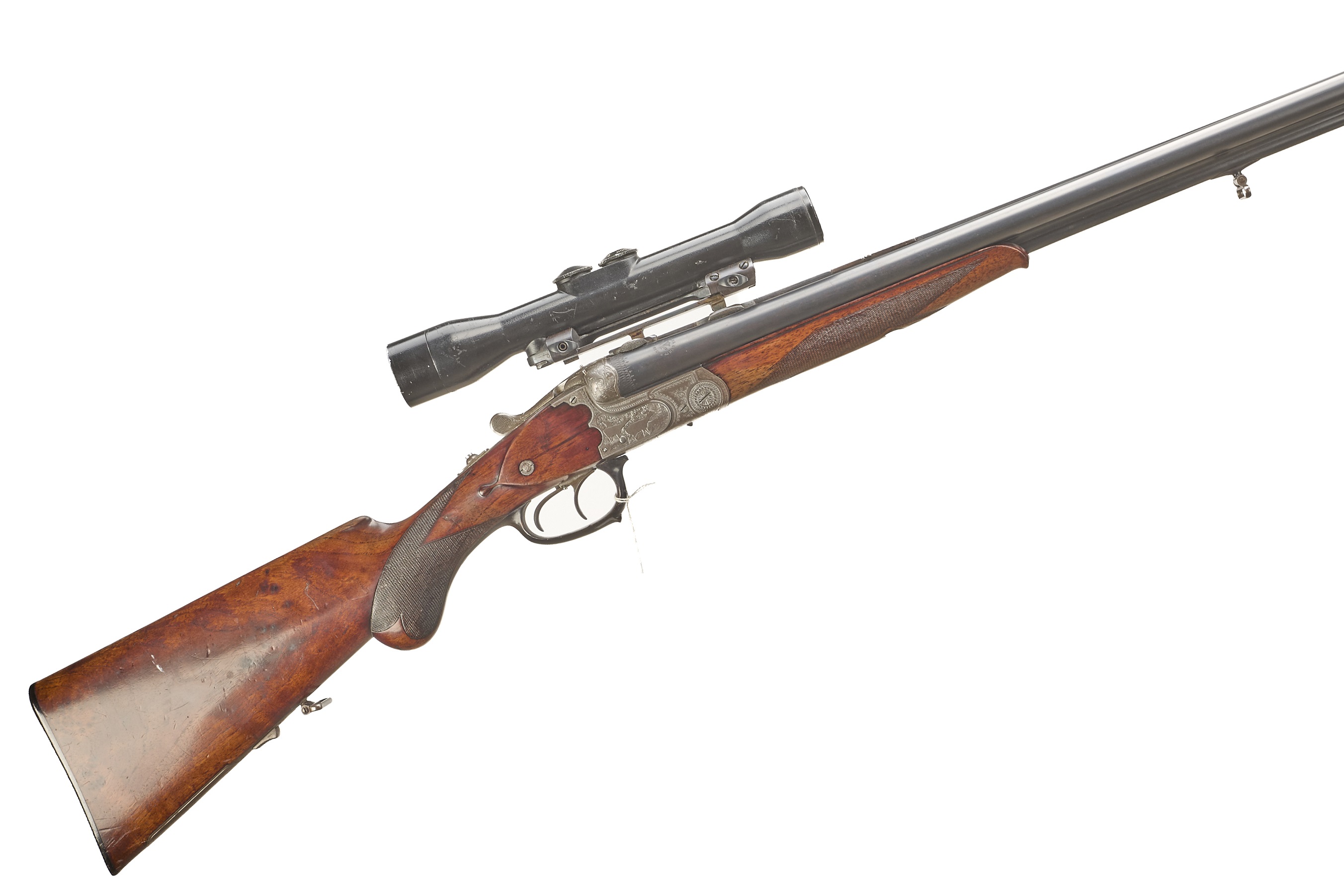 NVM A 16-BORE/8mm MAUSER DRILLING WITH CARL ZEISS JENADDER SCOPE Ser No 204;