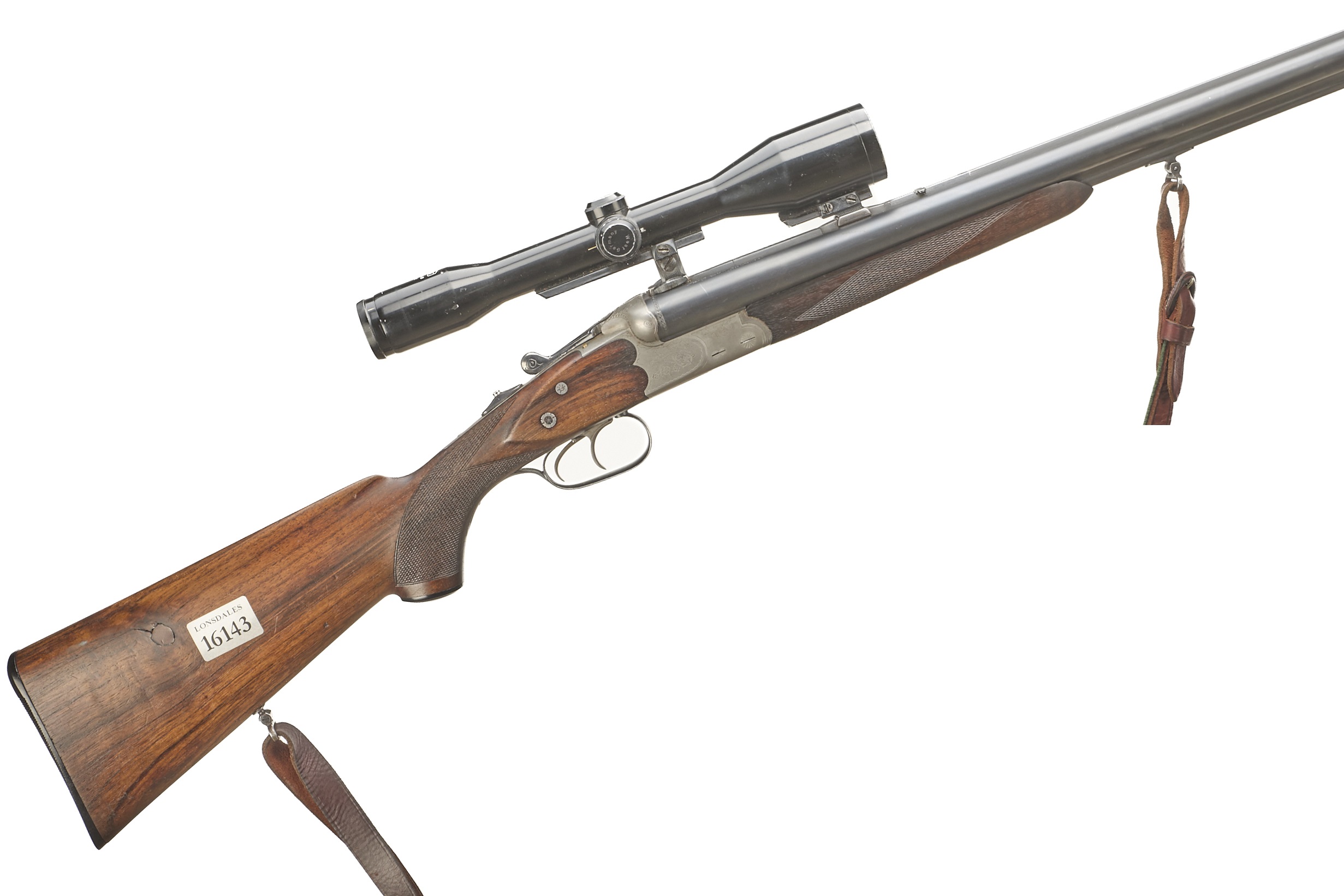 SAUER A 8X57 MAGNUM & 16-BORE COMBINATION WITH CARL ZEISS 6x42 SCOPE Ser No 82965;