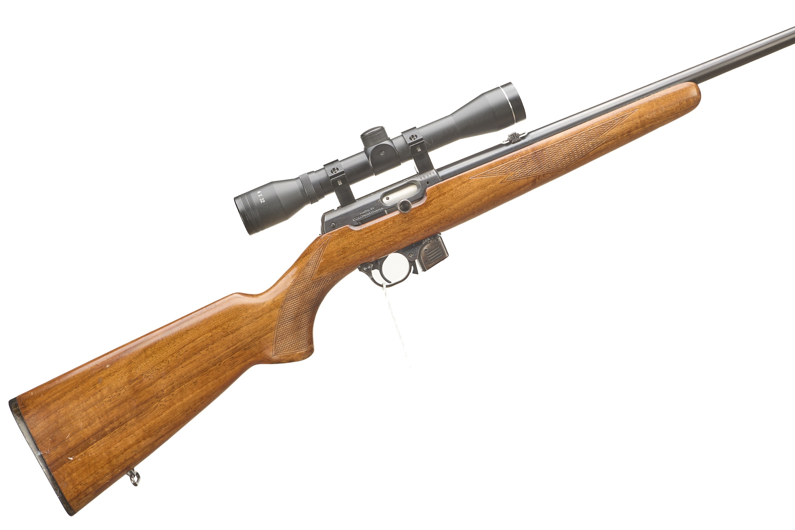 BRNO A Mod 511 .22 SEMI-AUTO WITH MODERATOR AND SCOPE Ser No 45370;
